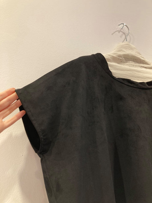 ART259 - Top corto effetto daino