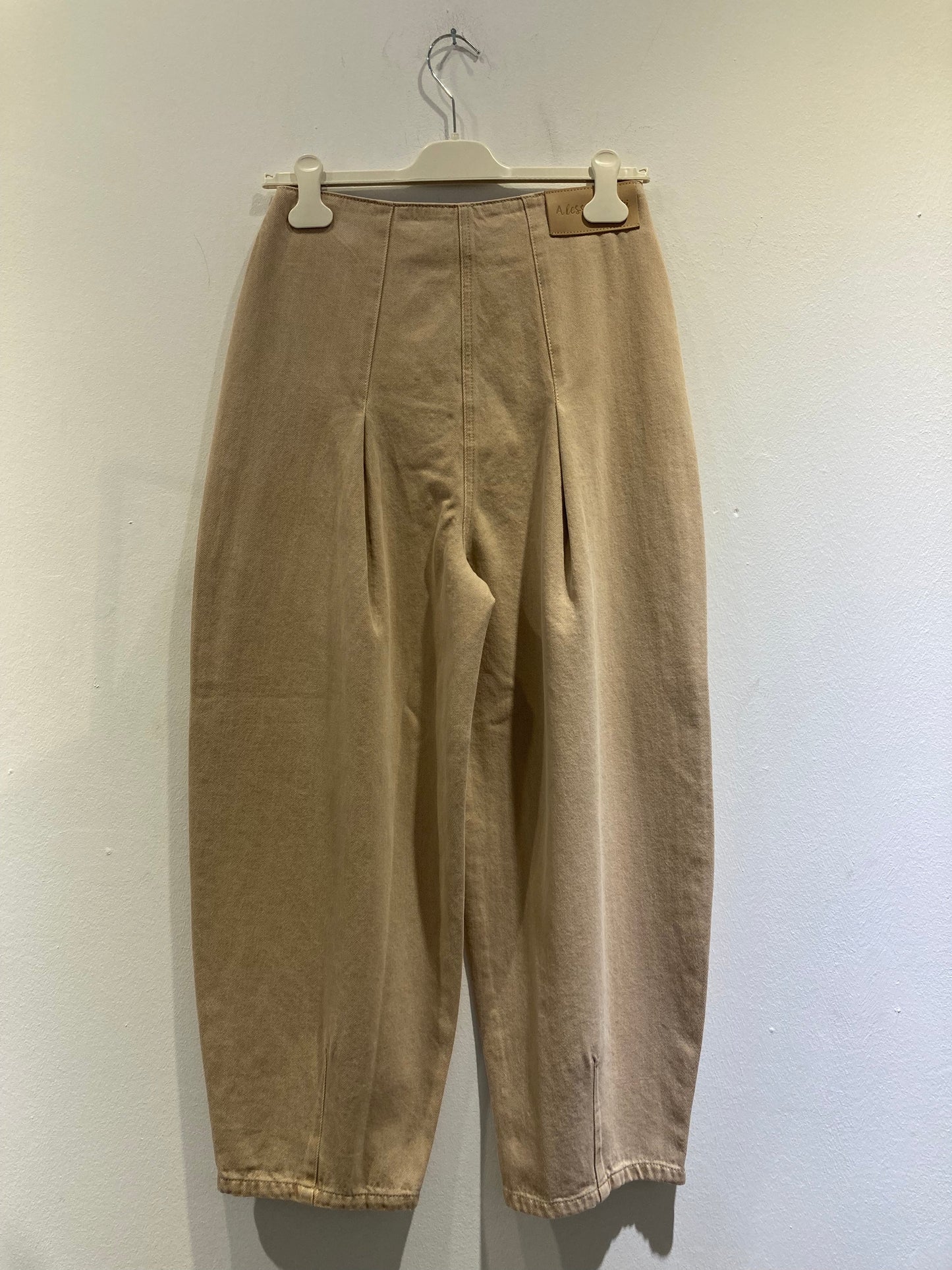 ALESSIA SANTI - Pantalone denim, Crema