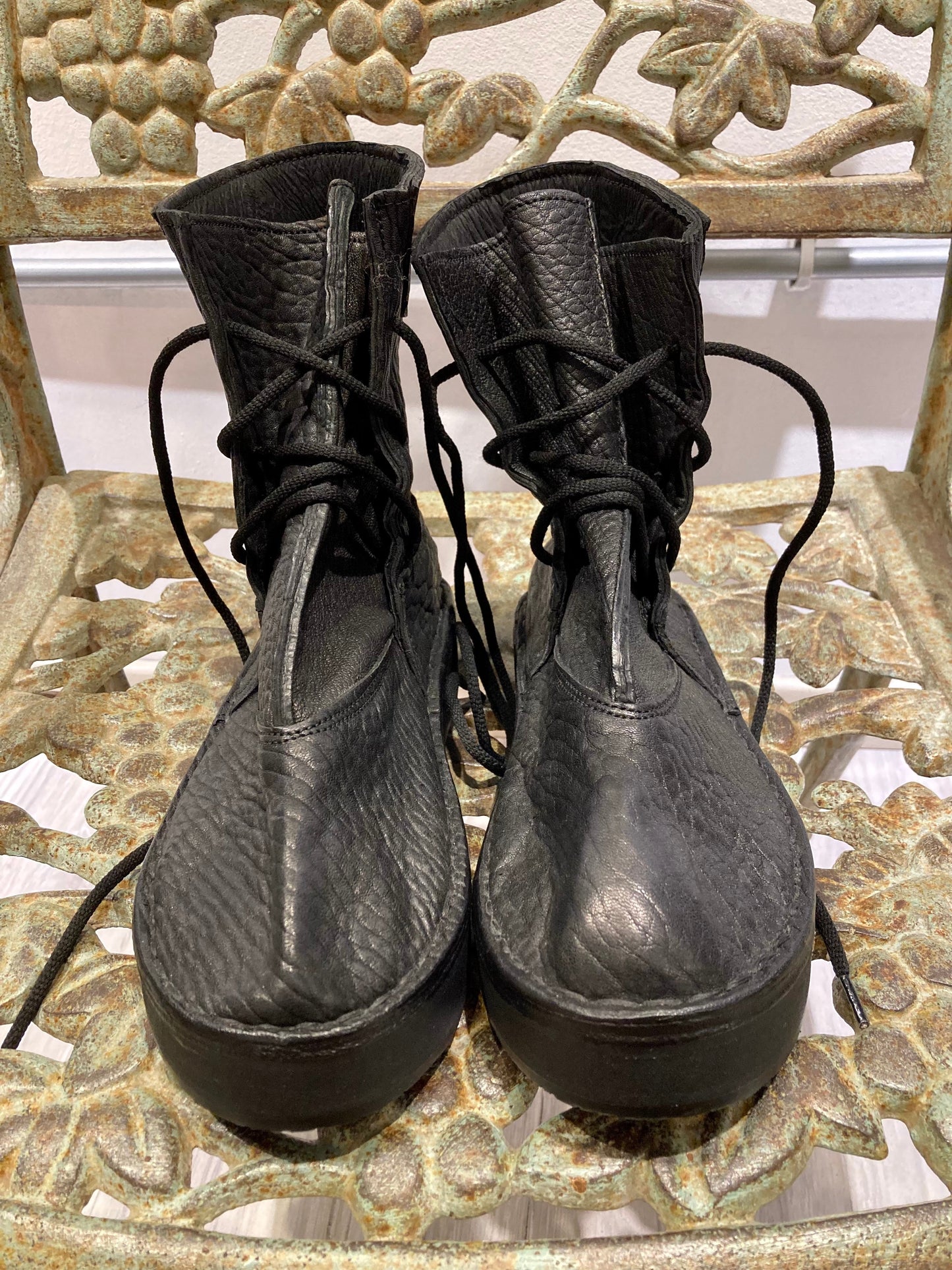 BREAD&BUTTER - Stivaletto stringato vera pelle