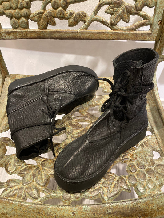 BREAD&BUTTER - Stivaletto stringato vera pelle