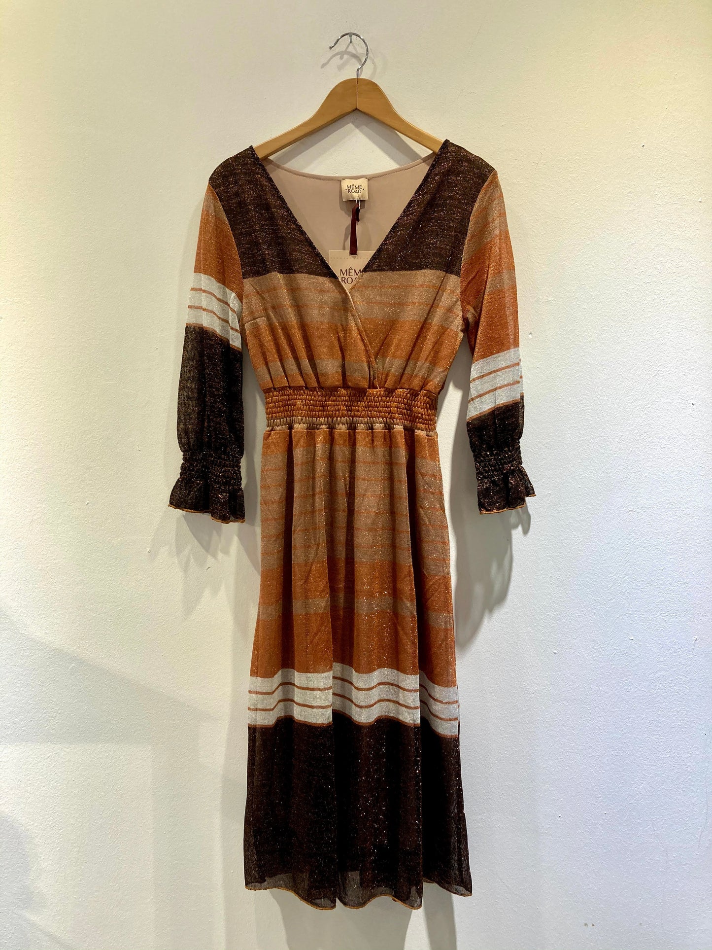MEME ROAD - Abito in maglia lurex