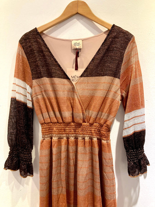 MEME ROAD - Abito in maglia lurex