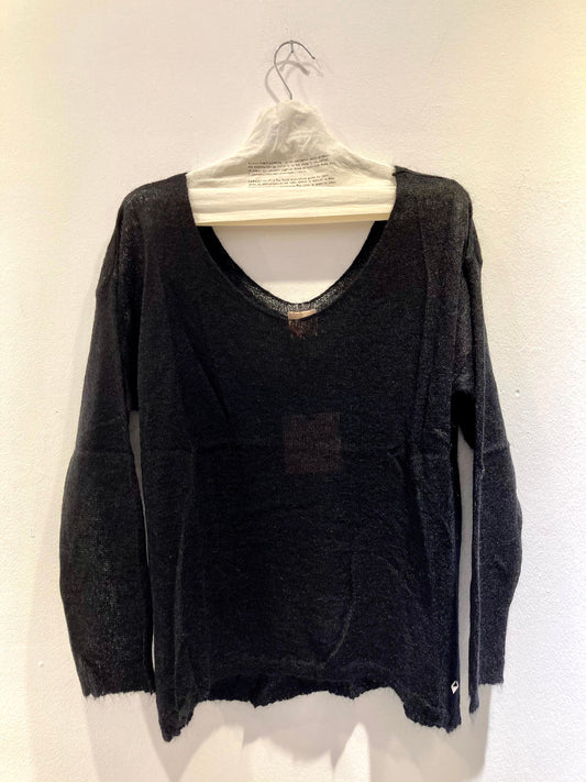 MEME ROAD - Maglia misto mohair, Nero