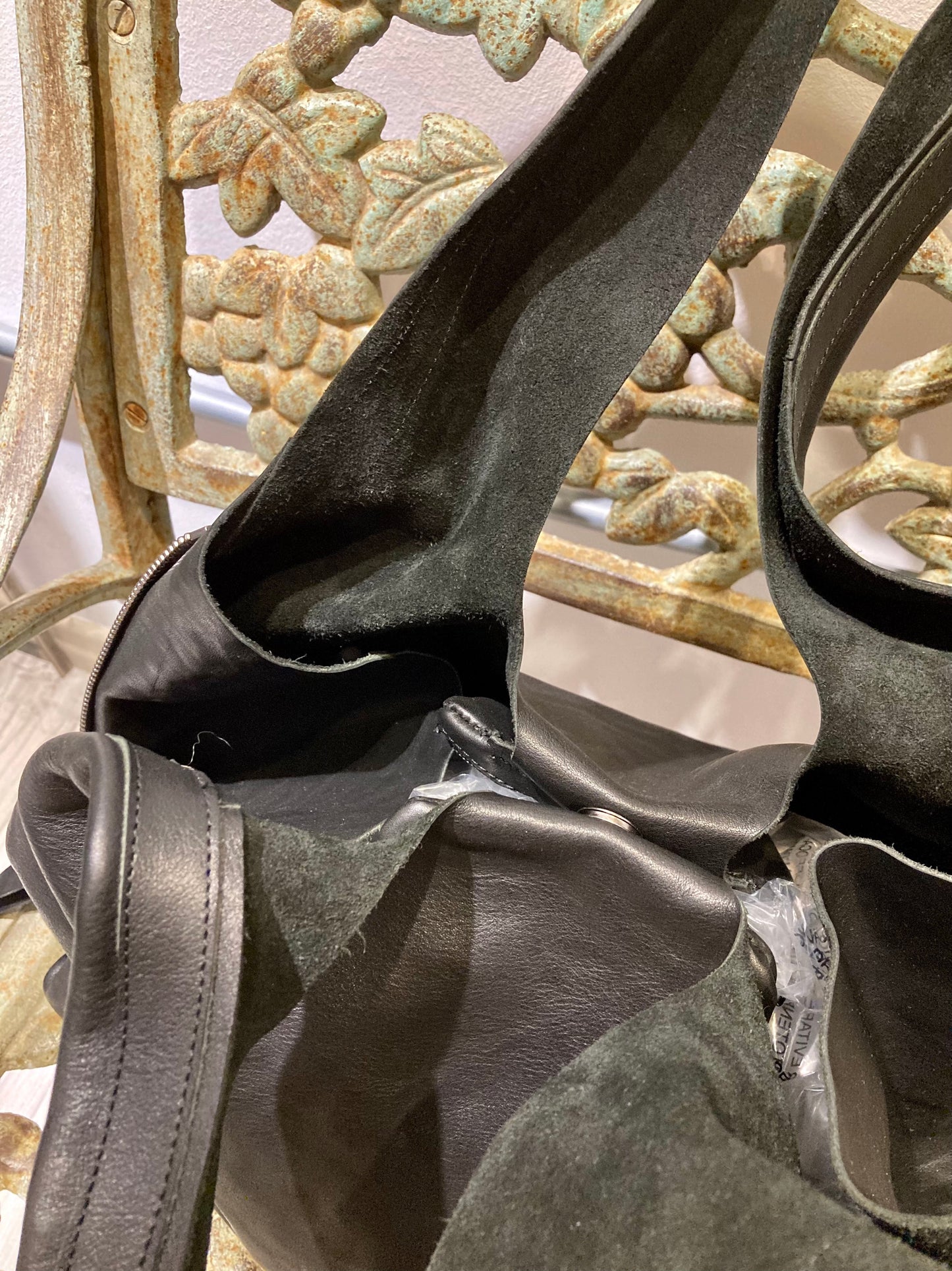 TRIPPEN - Shopper Pelle Black