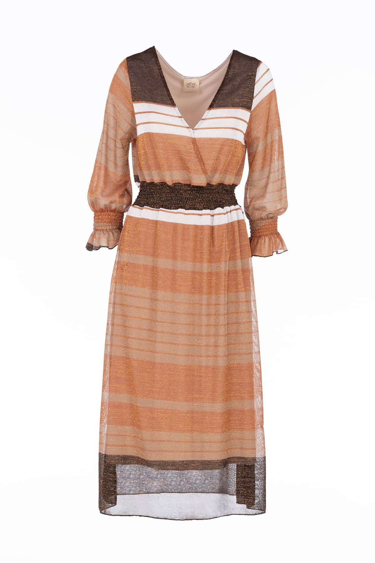 MEME ROAD - Abito in maglia lurex