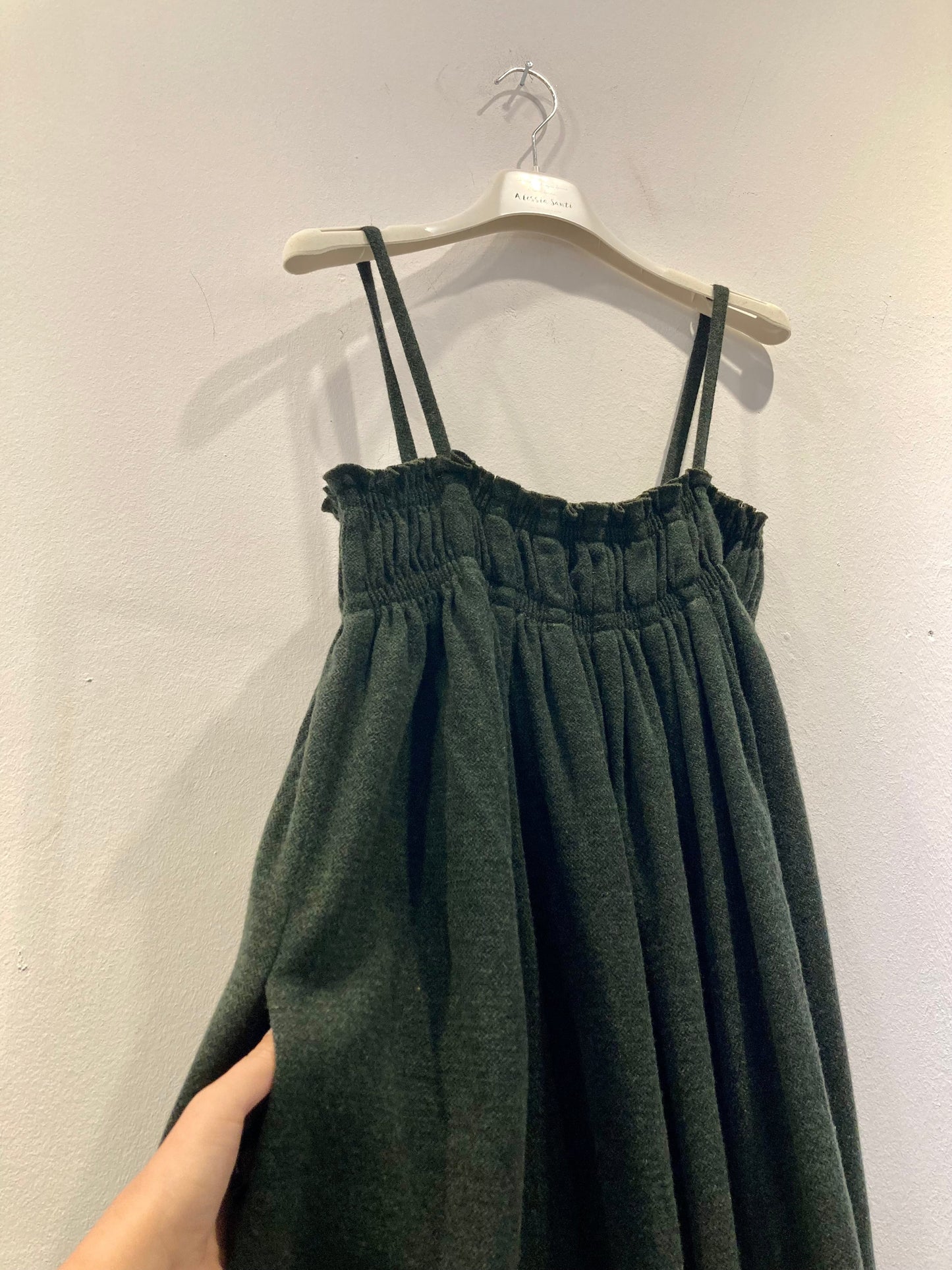 ALESSIA SANTI - Abito lana, Verde