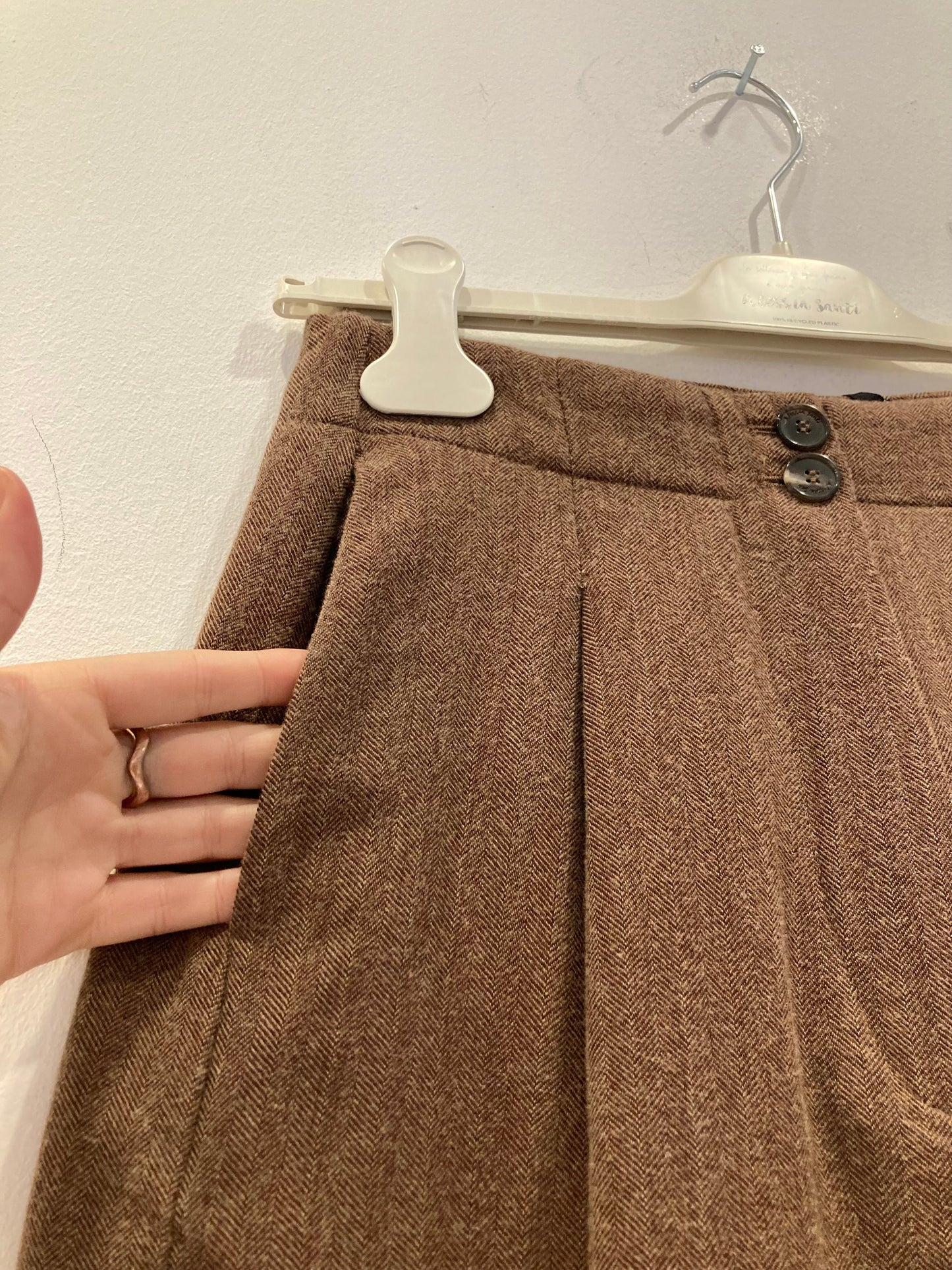 ALESSIA SANTI - Pantalone Misto Lana