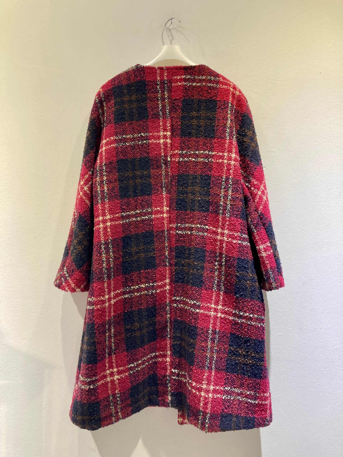 SUSY STAR - Cappotto quadri, Fucsia