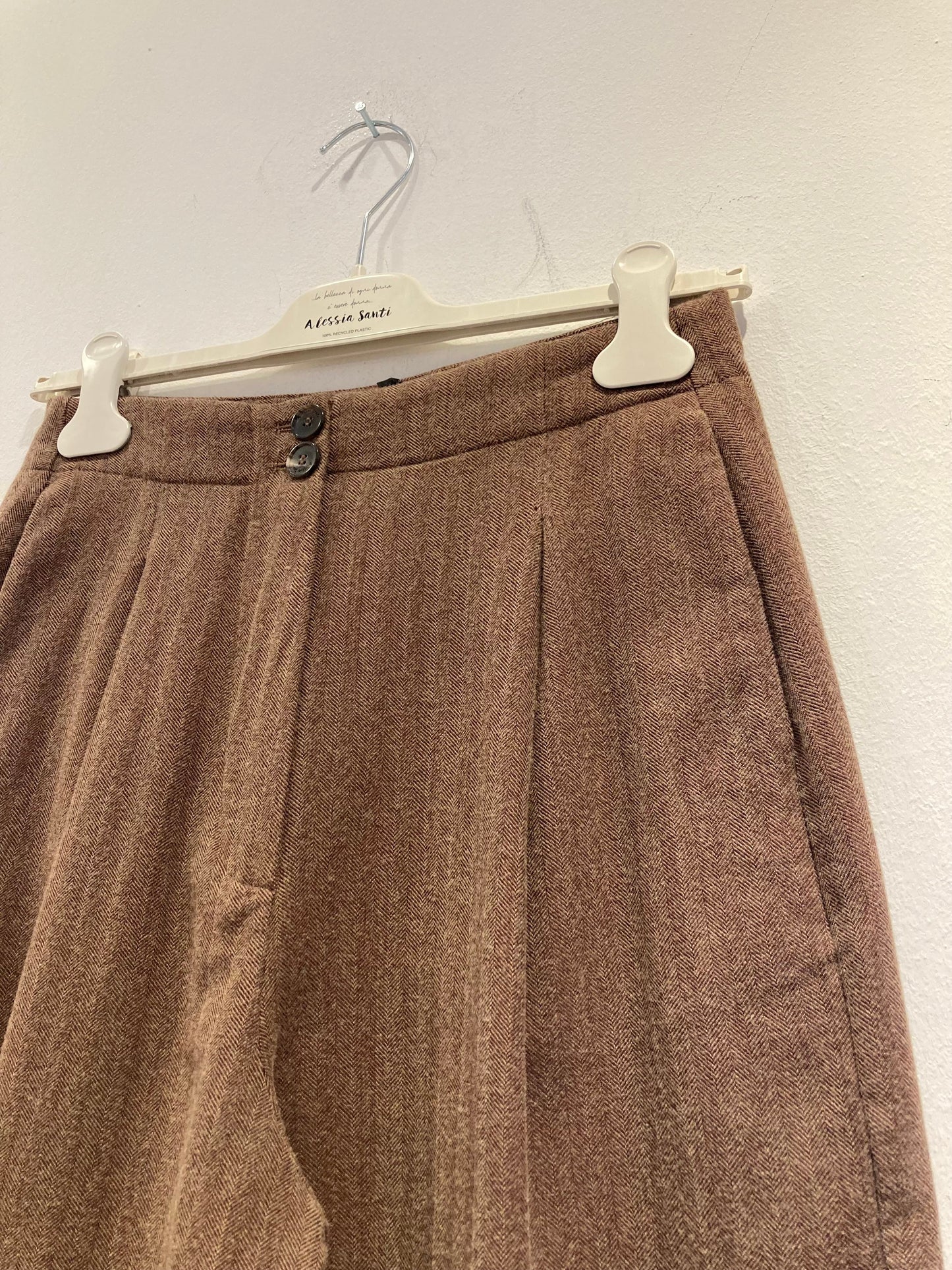 ALESSIA SANTI - Pantalone Misto Lana