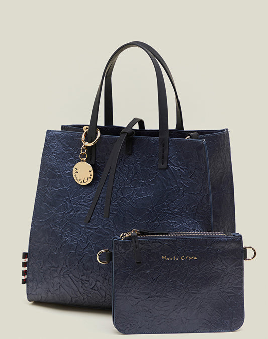 MANILA GRACE - Felicia Bag Blu "LIMITED EDITION"