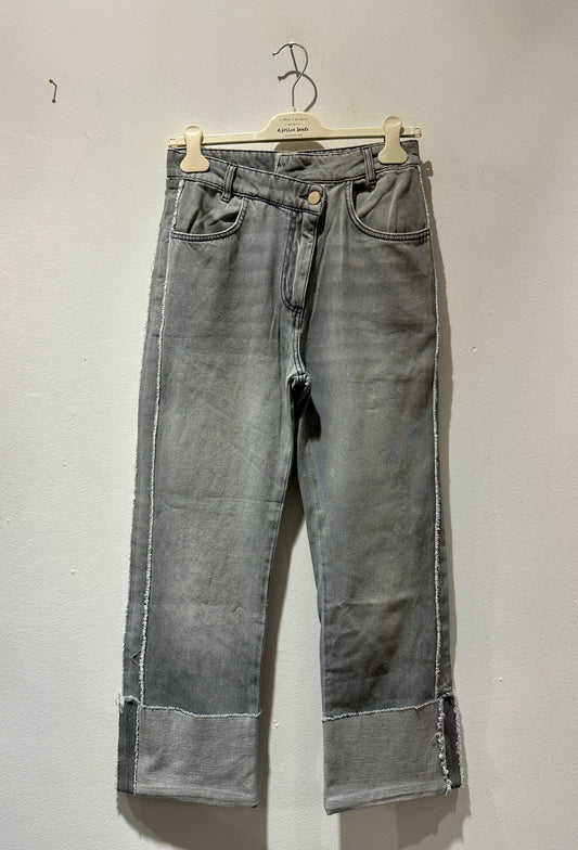 ALESSIA SANTI - Jeans con risvolto, grigio