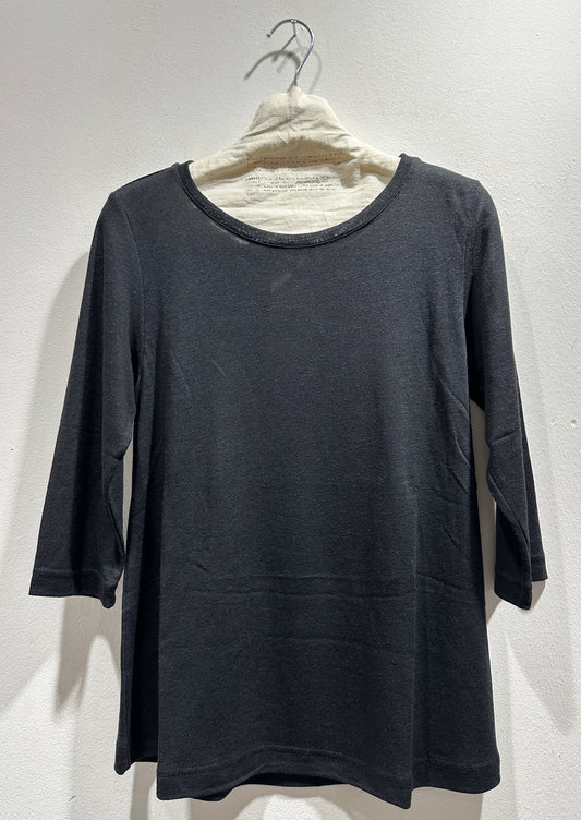 MAMA B - T-shirt Lattea L, Nero