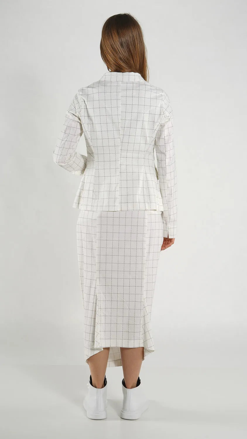 RUNDHOLZ - Giacca con bottoni, Offwhite Check