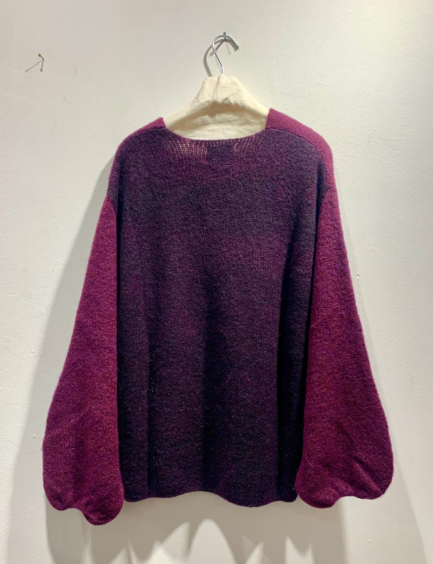 ALESSIA SANTI - Maglia over, Bordeaux