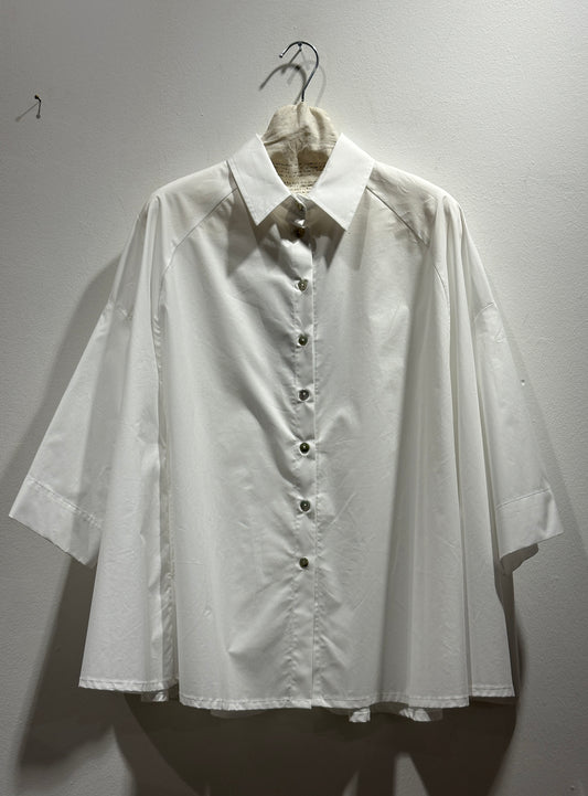 TADASHI - Camicia trapezio, Bianco