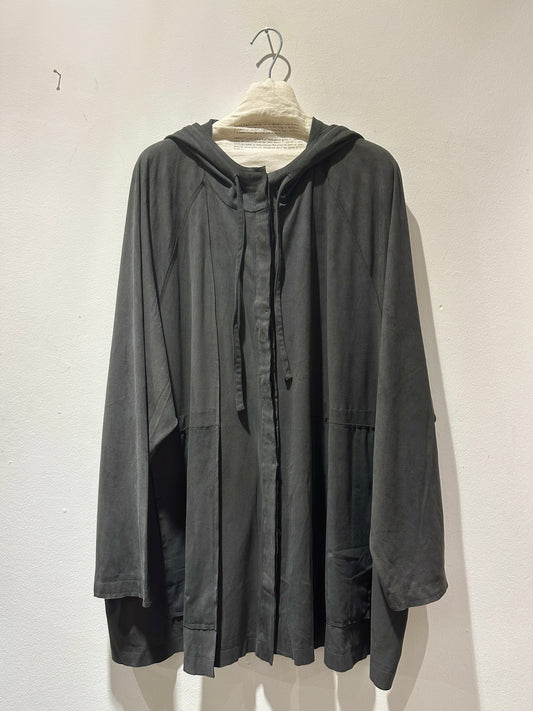 RUNDHOLZ - Spolverino in cupro, Grey