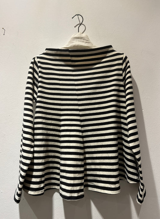 ThiPo - Maglia riga, Nero