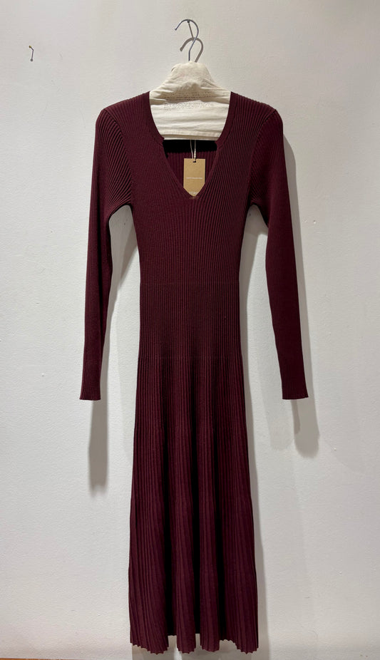 YERSE - Abito misto viscosa, Vino