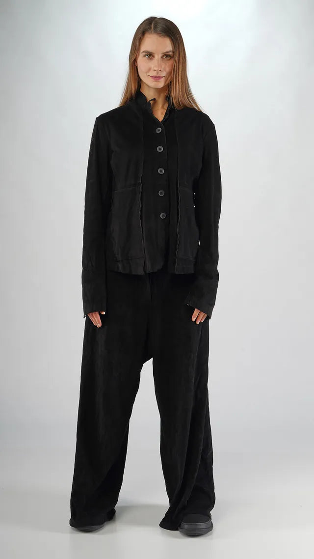 RUNDHOLZ - Giacca in cupro, Black