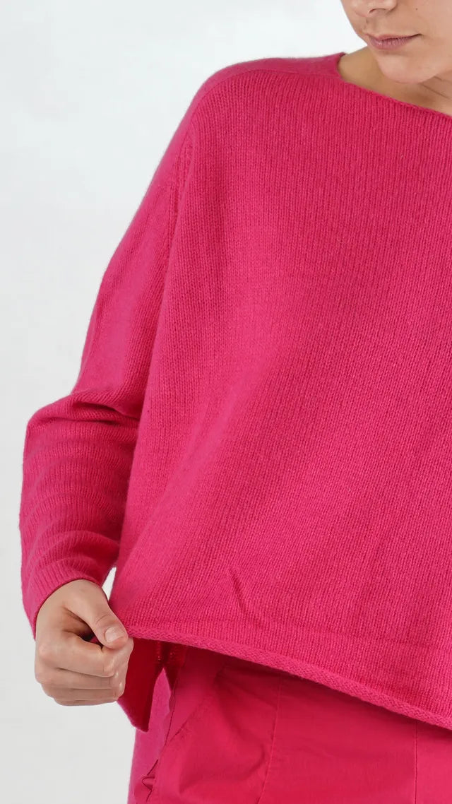 RUNDHOLZ - Maglia misto lana, Fucsia