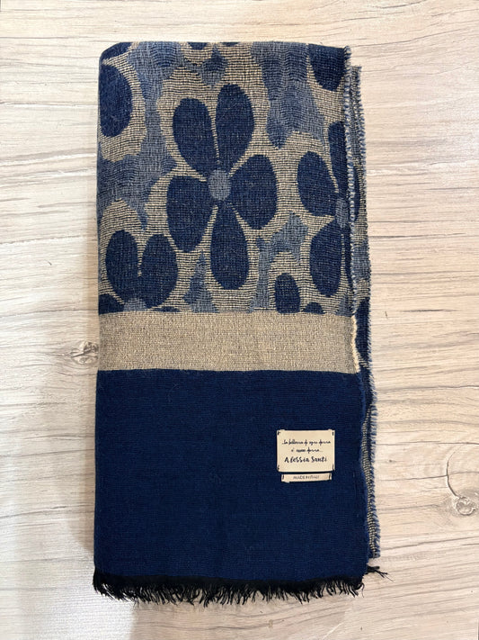 ALESSIA SANTI - Sciarpa rettangolare, Blu