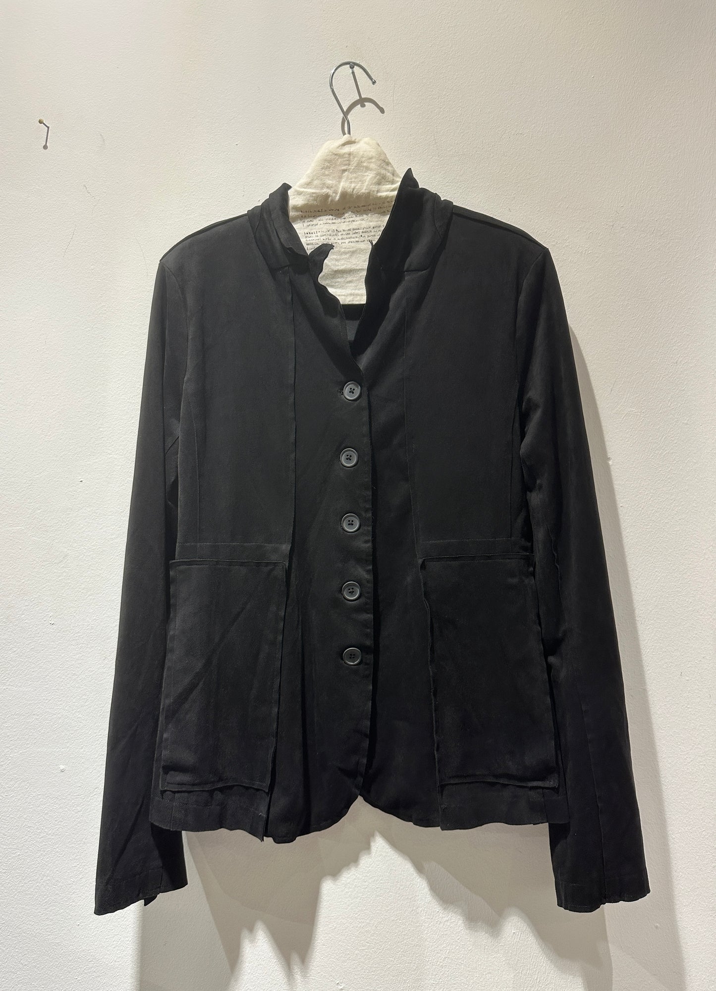 RUNDHOLZ - Giacca in cupro, Black