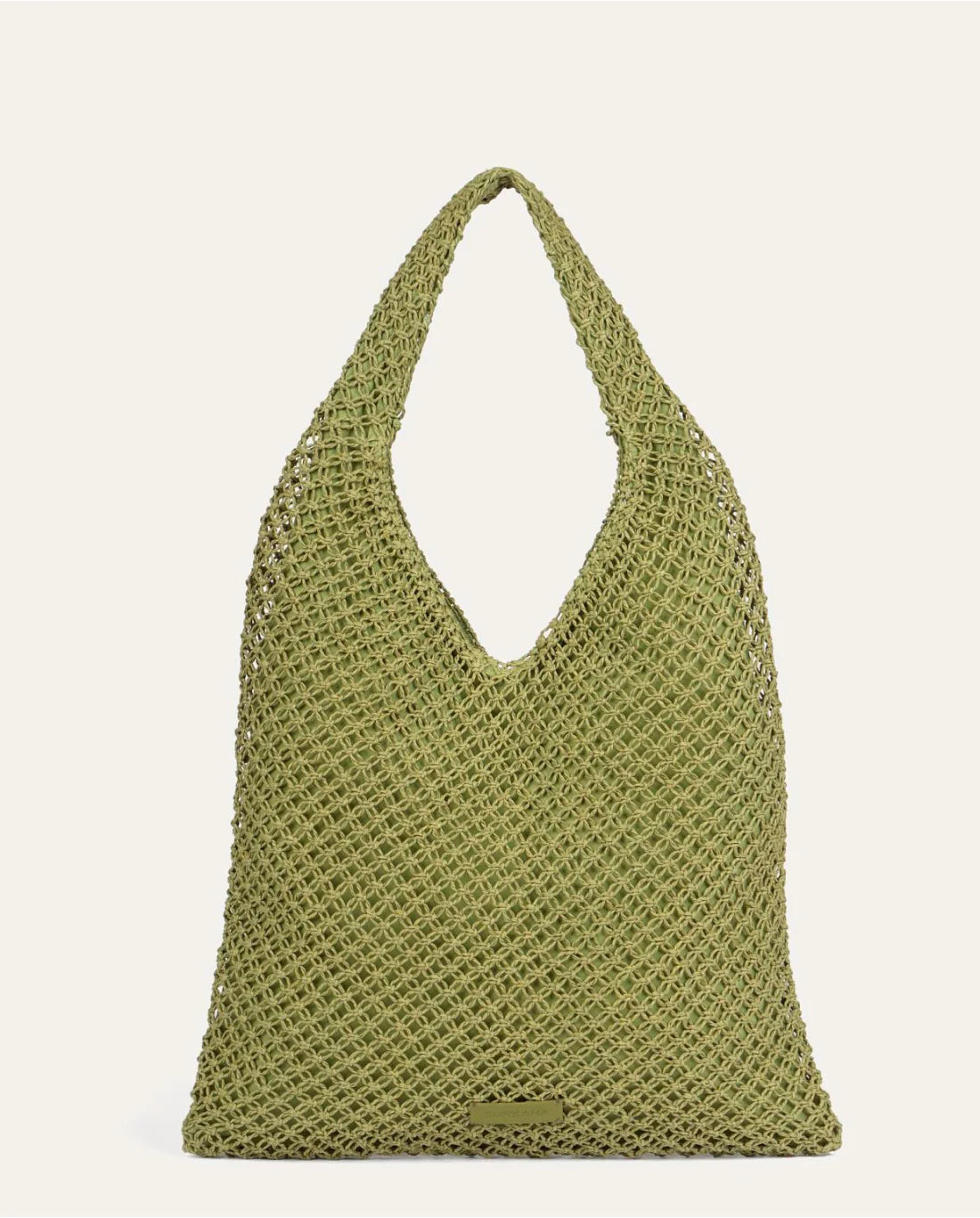SURKANA - Borsa in rafia, Verde