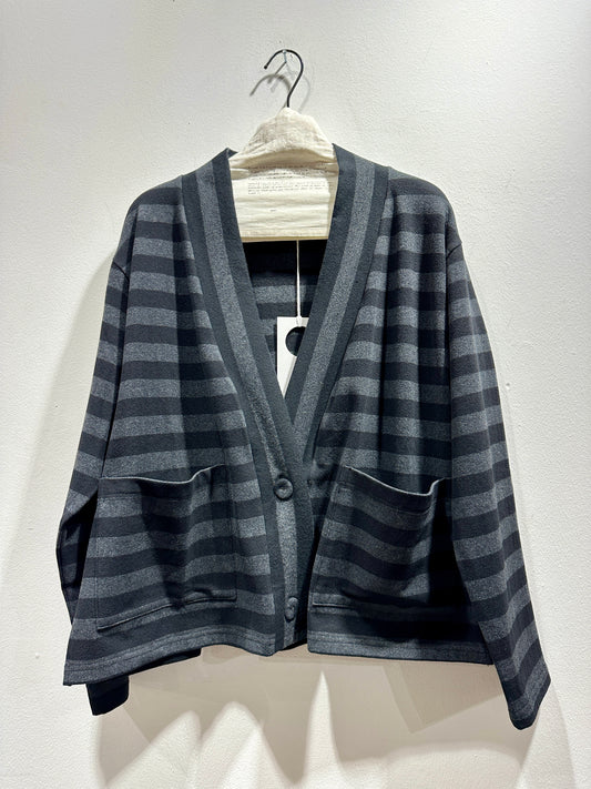 ThiPo - Cardigan, Riga Grigia