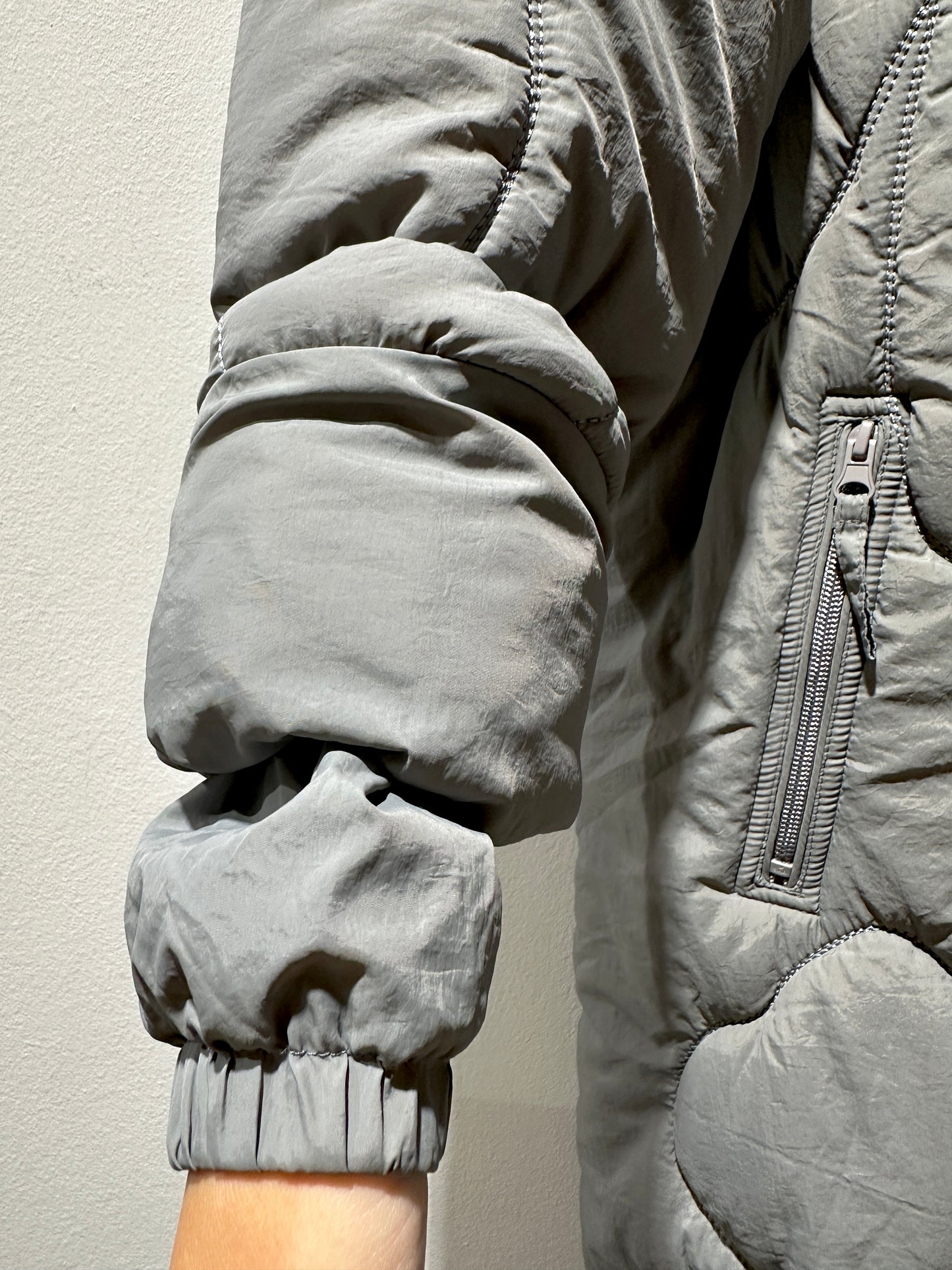 RUNDHOLZ - Piumino lungo imbottito, Grey