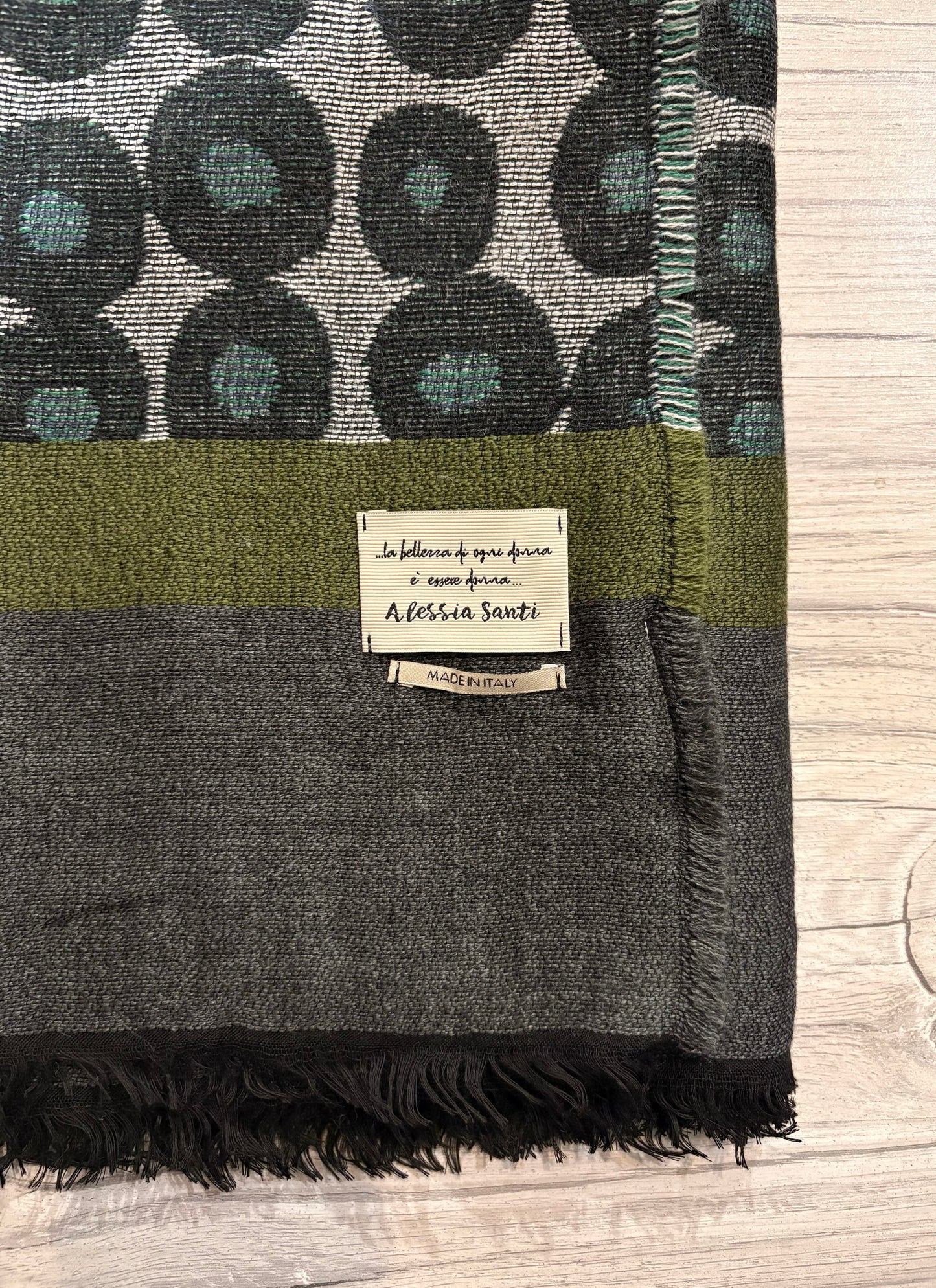 ALESSIA SANTI - Sciarpa quadrata, Verde
