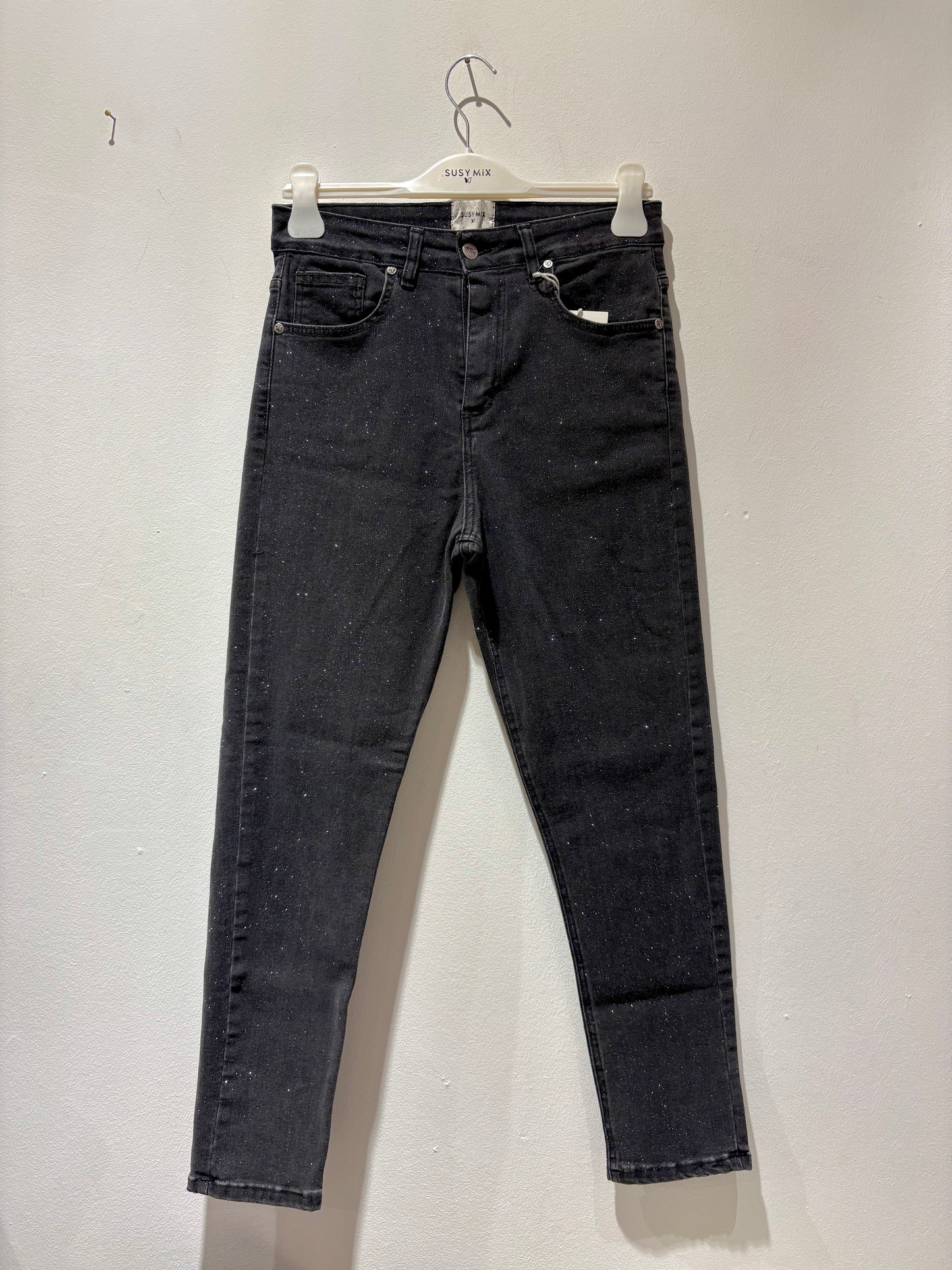 SUSY MIX - Jeans polvere di stelle, Nero