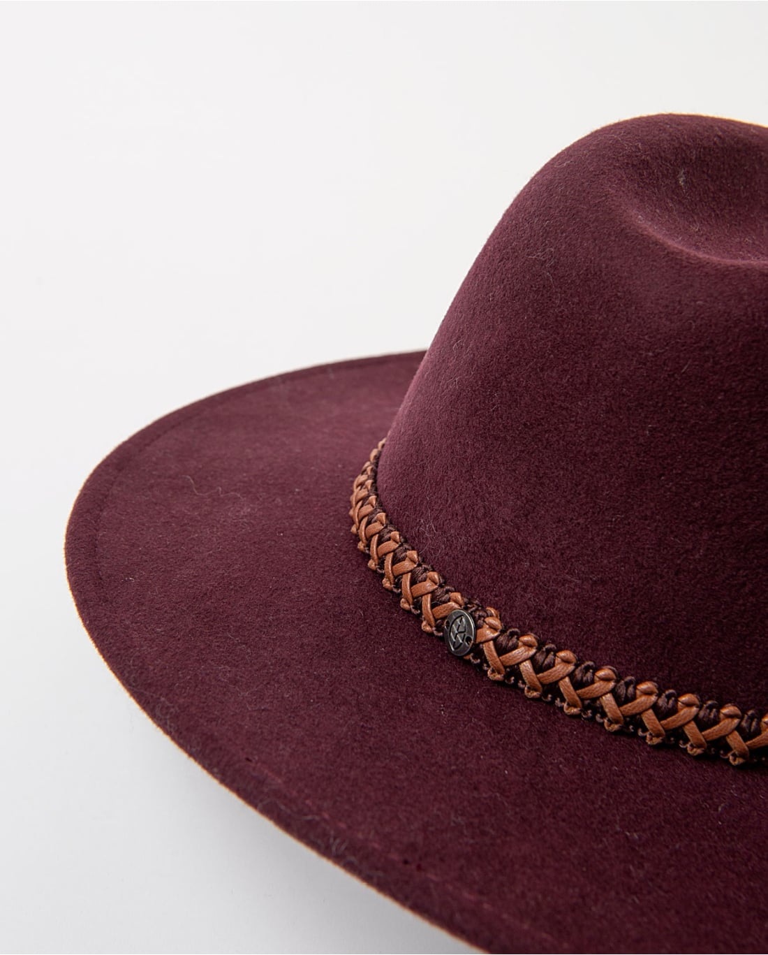 SURKANA - Cappello fedora in feltro di lana