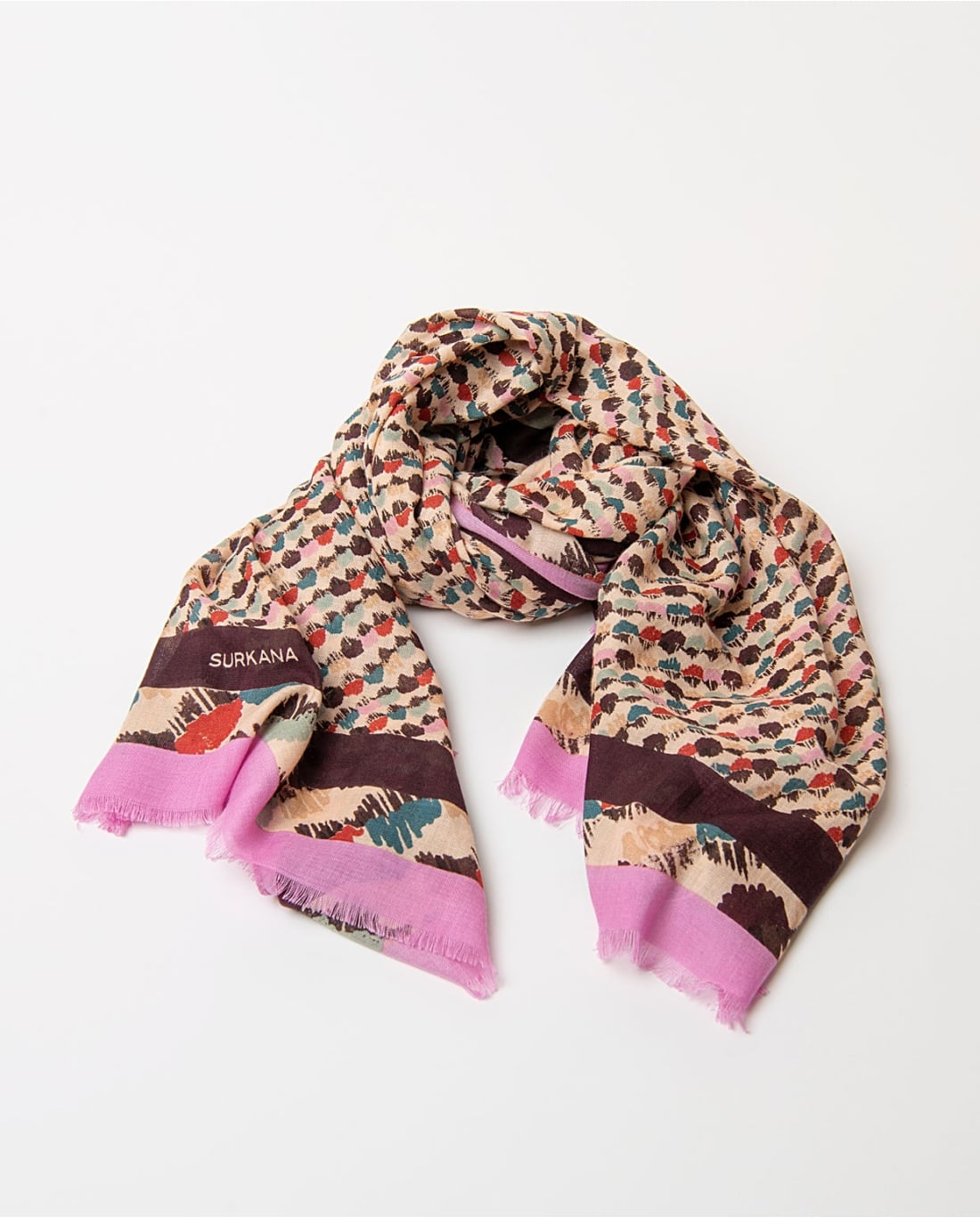 SURKANA - Foulard stampato multicolore