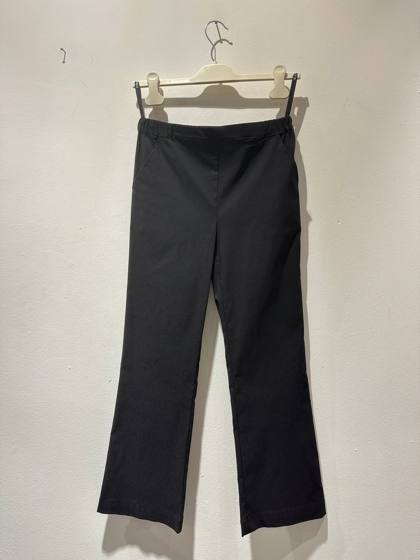 MANESERA - Pantalone a trombetta, Nero