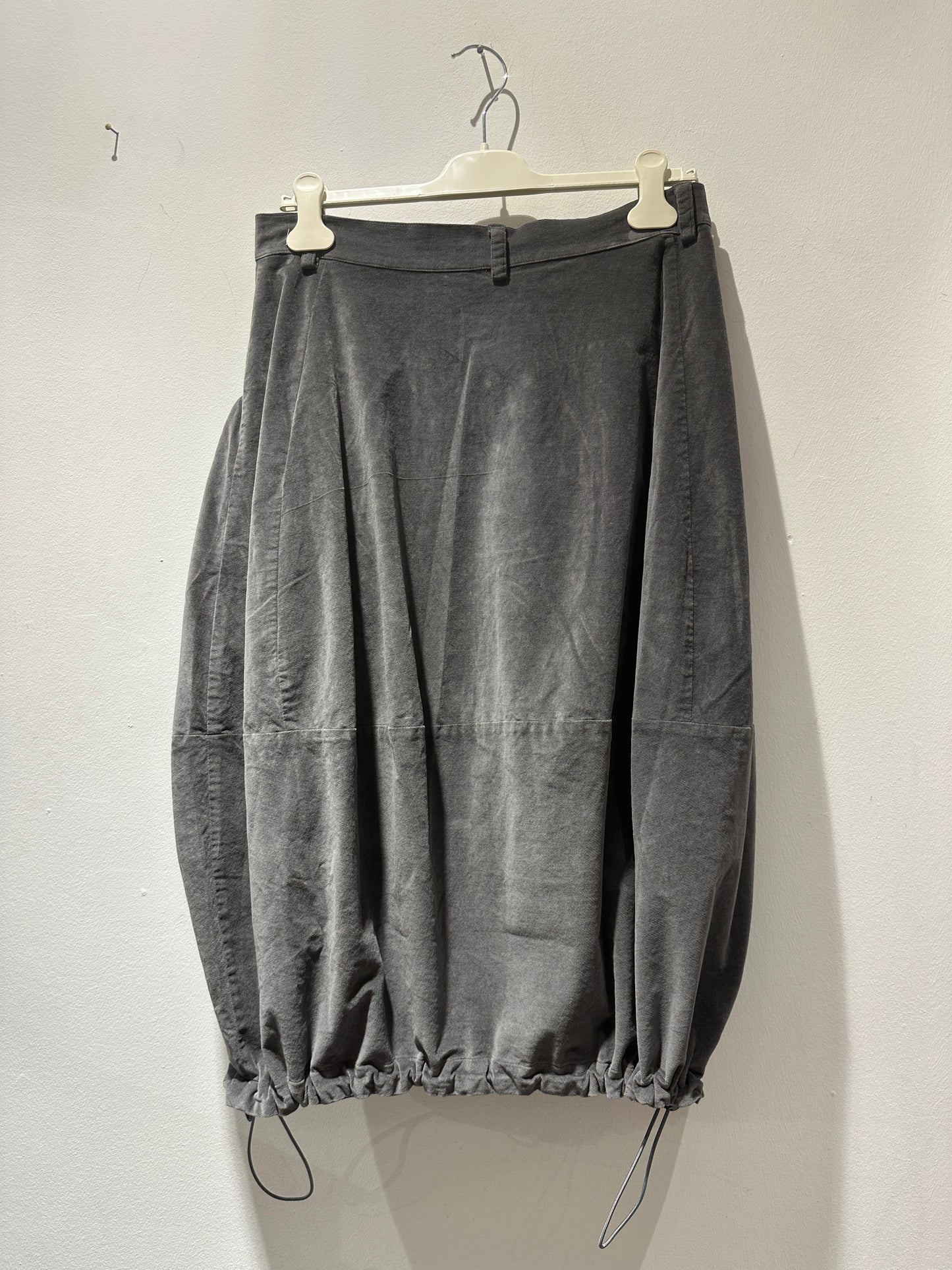 RUNDHOLZ - Gonna fiocco in velluto, Grey