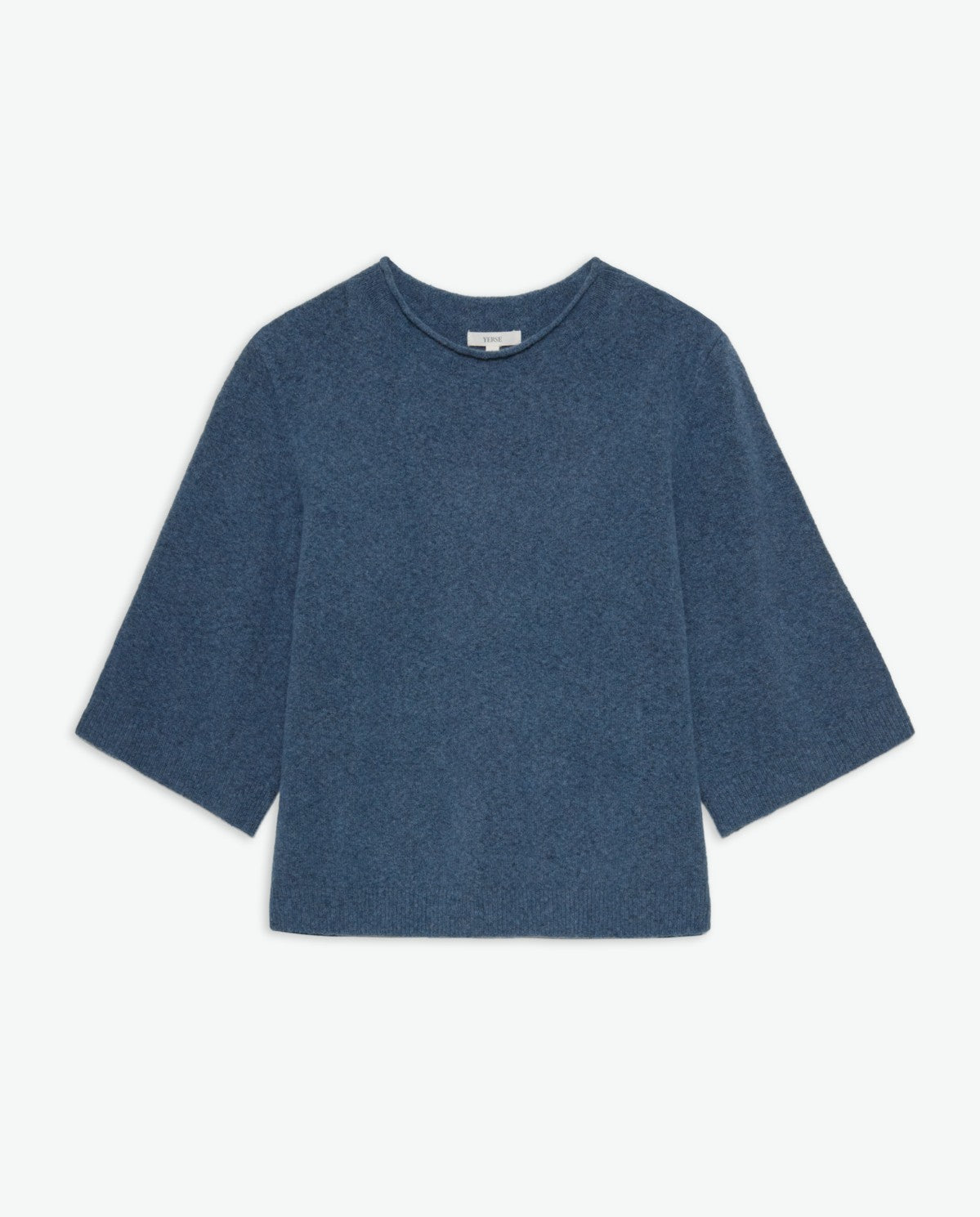 YERSE - Maglia misto cotone e lana, Royal Blue