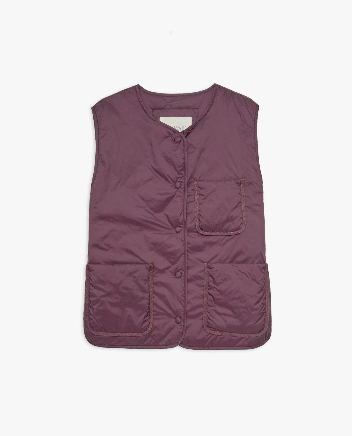 YERSE - Gilet Idrorepellente, Maroon