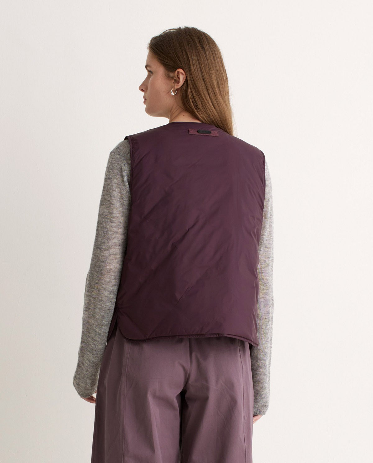 YERSE - Gilet Idrorepellente, Maroon