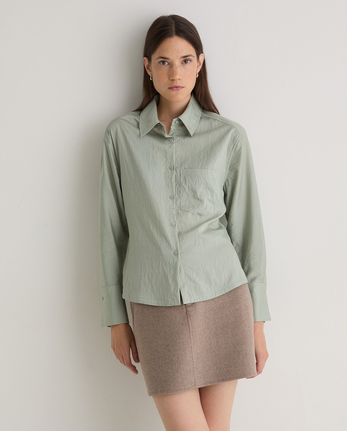 YERSE - Gonna misto lana, Beige