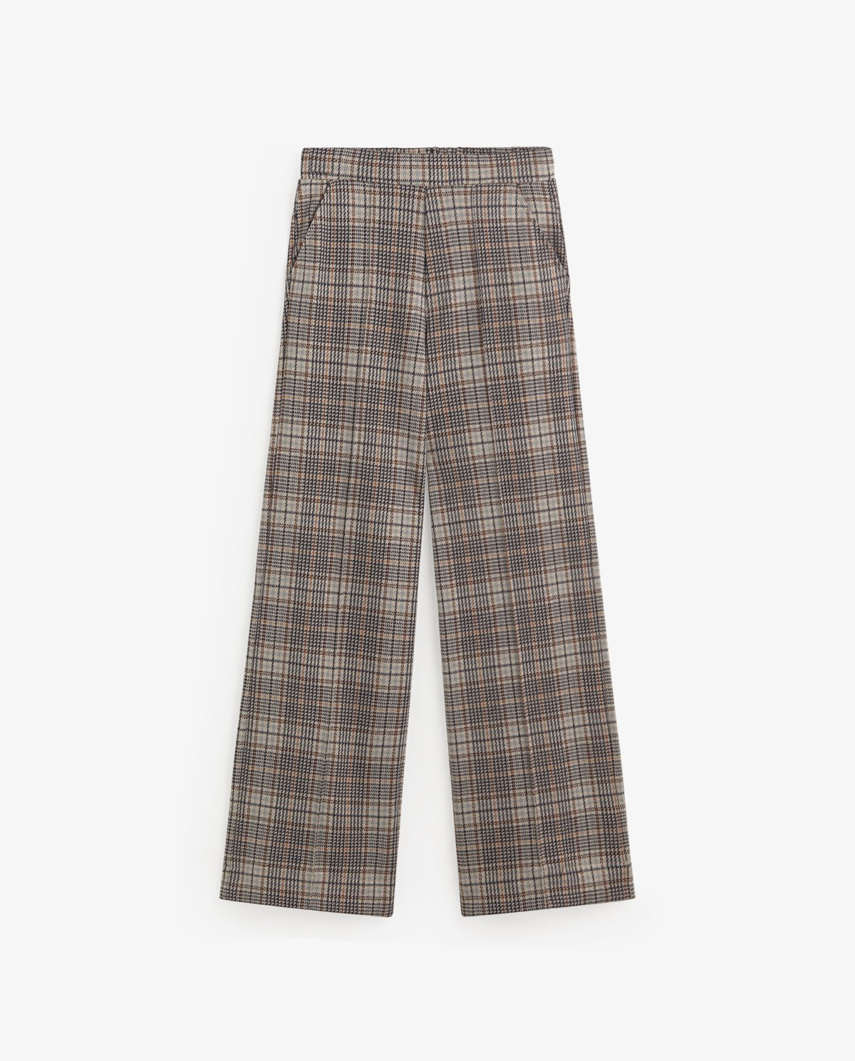 YERSE - Pantalone largo a quadri