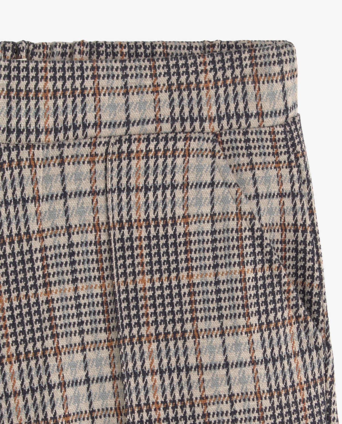 YERSE - Pantalone largo a quadri