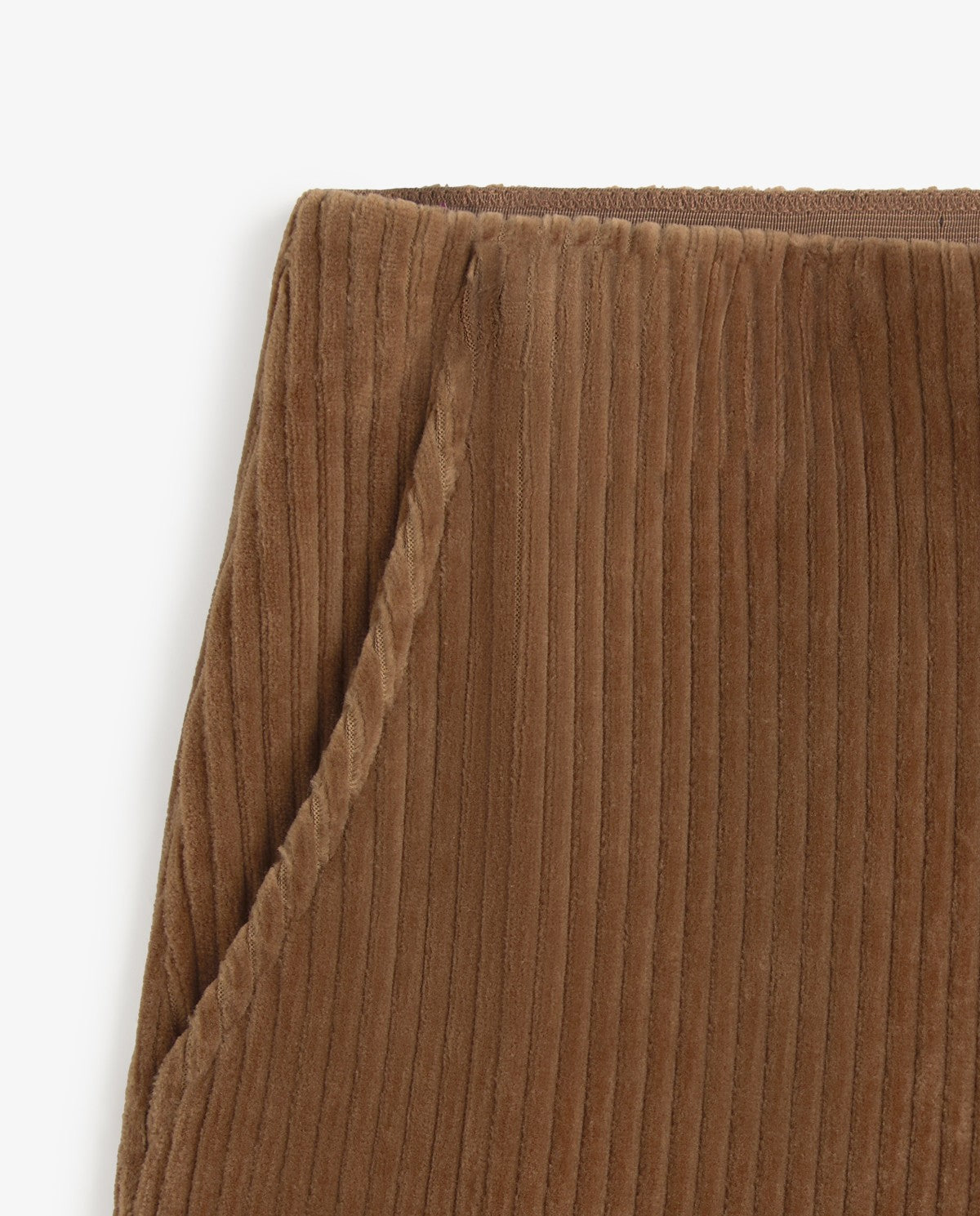 YERSE - Pantalone in velluto cammello