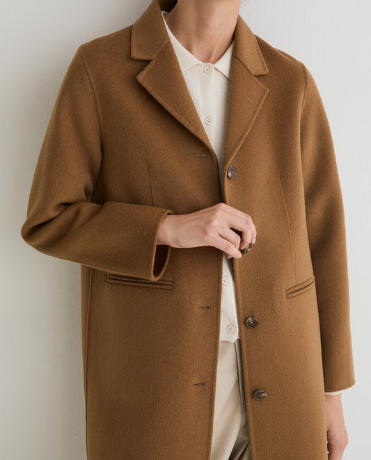 YERSE - Cappotto midi in misto lana