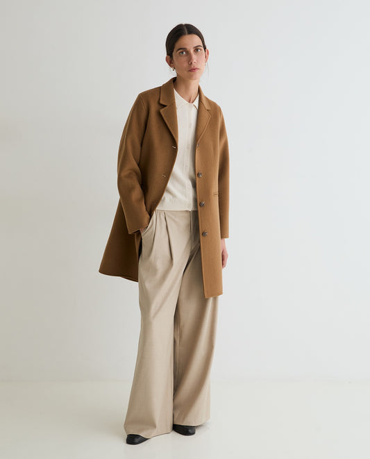 YERSE - Cappotto midi in misto lana
