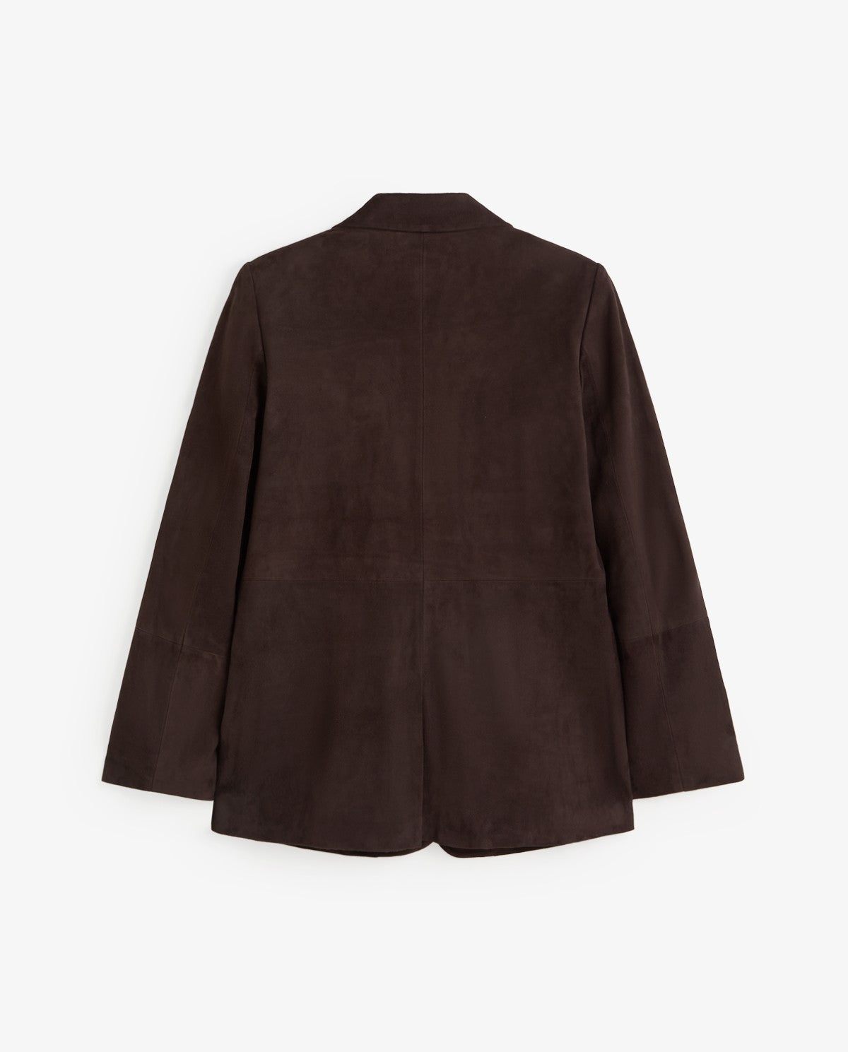 YERSE - Blazer sportivo in pelle scamosciata