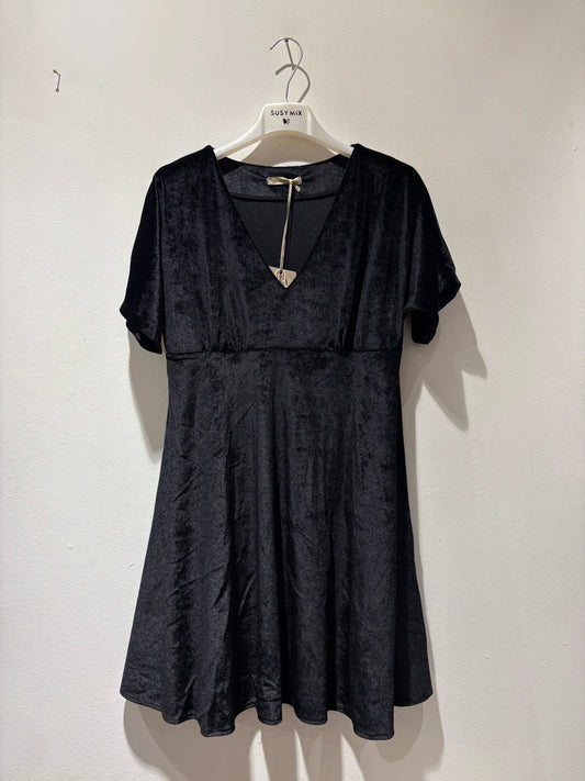 SUSY MIX - Abito in ciniglia, Nero