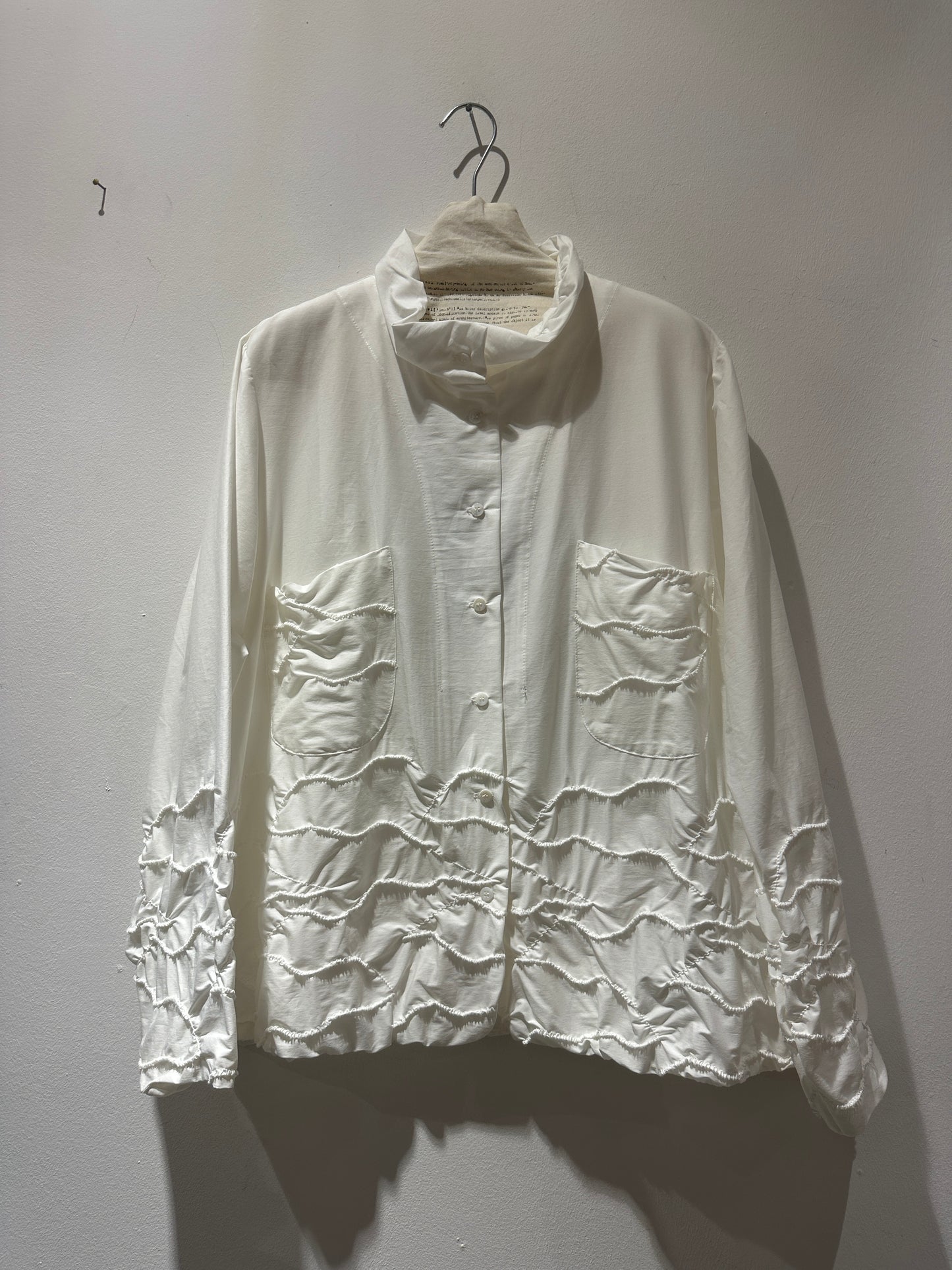 MANESERA - Camicia ricamata, Bianco