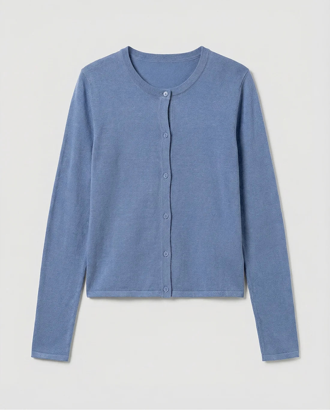 SURKANA - Cardigan aderente, Azzurro