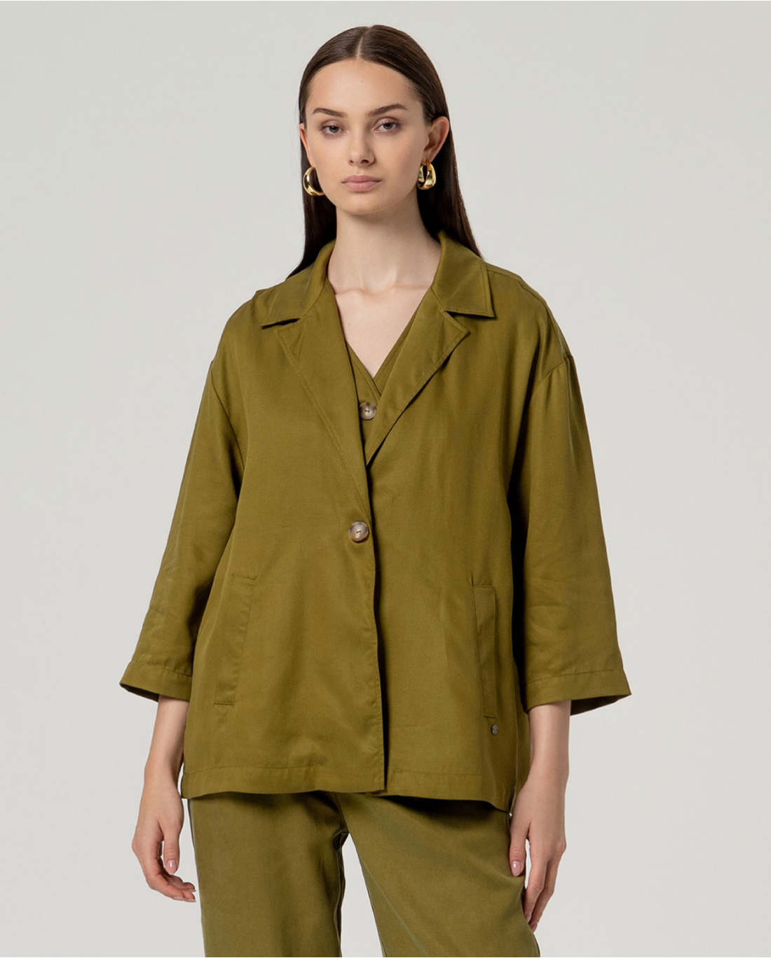 SURKANA - Giacca oversize, Olive