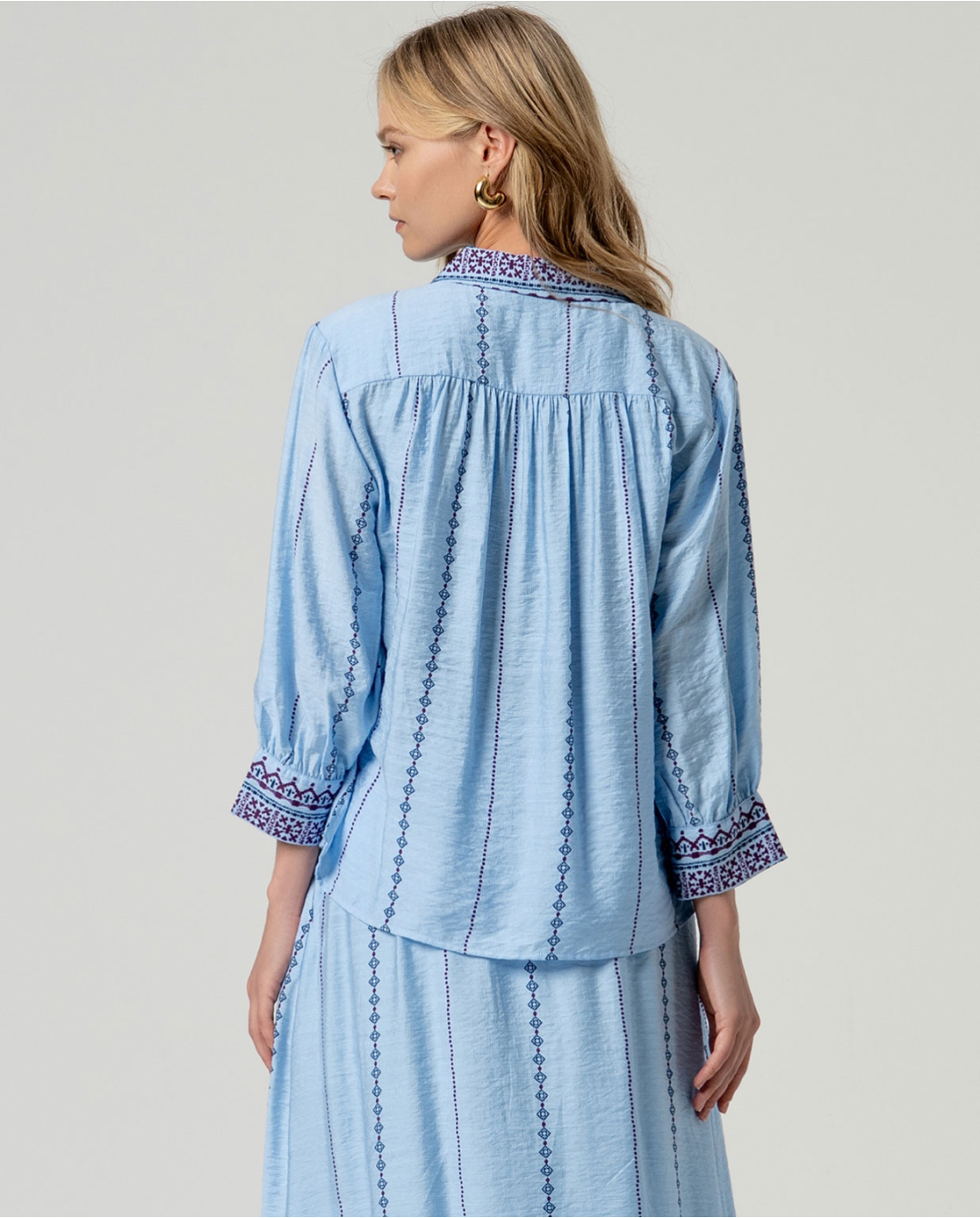SURKANA - Camicia maniche larghe, Blu
